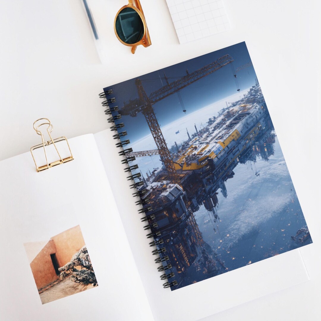 Carrier Assembly Station Spiral Notebook, Ruled Line Journal, Artistic ...