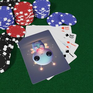 Glühende Flügel Pixie Spielkarten, Spielabend wesentlich, Weihnachtsgeschenkidee, Poker Nacht Kartenspiel, Einzigartiges Kartenspiel, Spaß Kartenspiel