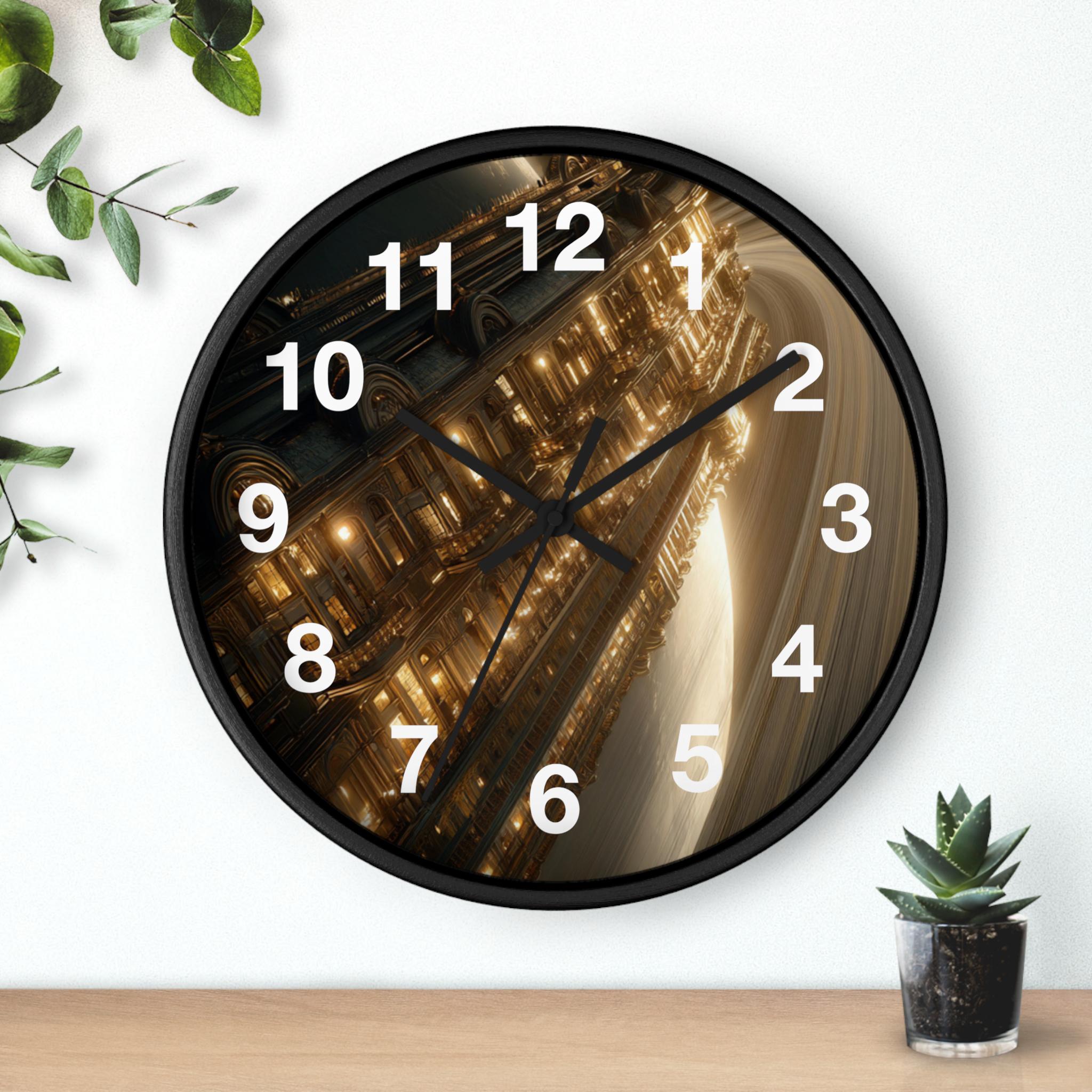 Saturn Wall Clock - Etsy