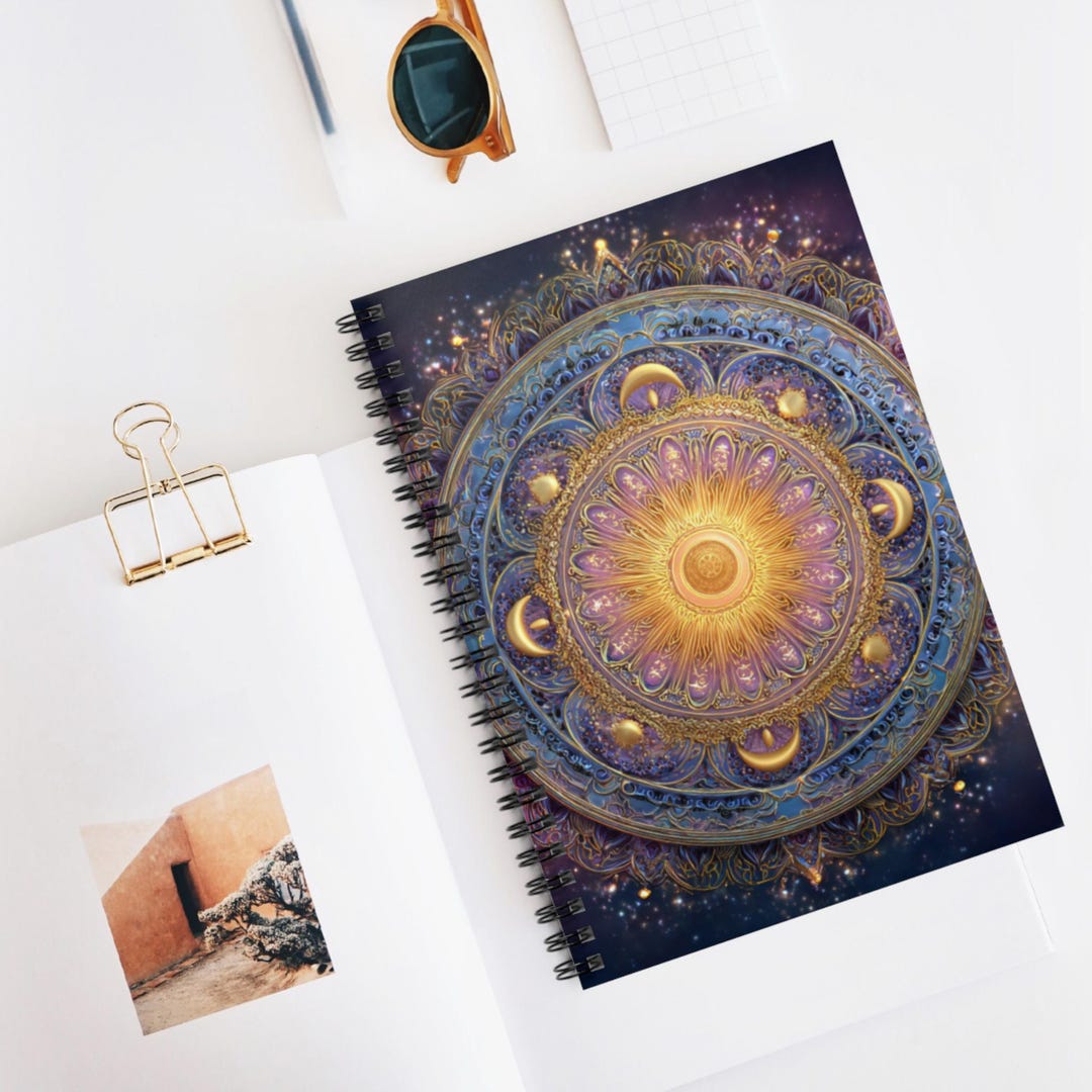 Spirit Ripple Bloom Spiral Notebook | Ruled Journal, Artistic ...