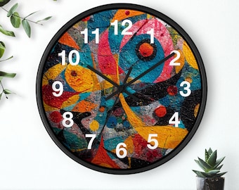 Reloj de pared "Submarino Dreamworld" / Reloj de arte urbano moderno, reloj de pared para cocina, un artículo imprescindible para el hogar, idea de regalo de Navidad, reloj único