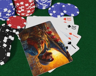 スペースドリームポーカートランプセット、ゲーマー向け宇宙テーマ