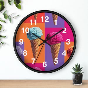Ice Cream Clock - Etsy