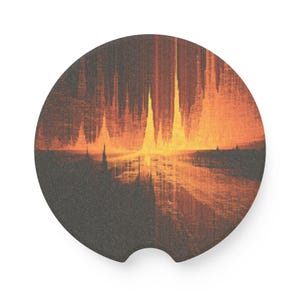 Code Canyon Rift Auto Untersetzer, Speckstein Auto Untersetzer, Geschenk für neue Fahrer, Auto-Dekor, Autopflege Essentials, Weihnachtsgeschenkidee Bild 3