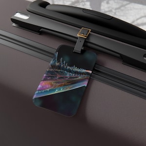 Etichetta per bagagli replicante Nano Blade, regalo ideale per i viaggiatori, etichetta per bagaglio unica, accessorio da aeroporto, essenziale per le vacanze, regalo di Natale