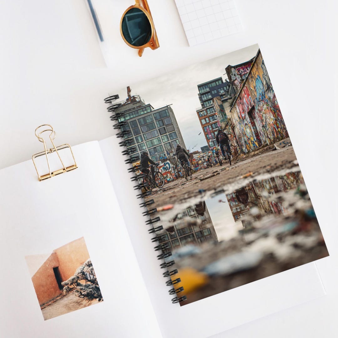 Graffiti City Stride Spiral Notebook | Ruled Journal, Artistic ...