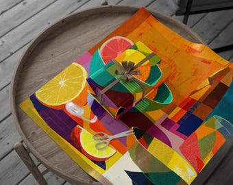 Obstschale Still Geschenkpapiere | Bunte Geschenkverpackung, Modernes Blumenmuster, Geburtstag, Feier, Artsy Geschenkverpackung, Urlaub Must