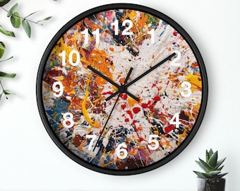 Emotional Burst Wall Clock | Modern Art Clock, Kitchen Wall Clock, Household Must Have, Christmas Gift Idea, Unique Timepiece