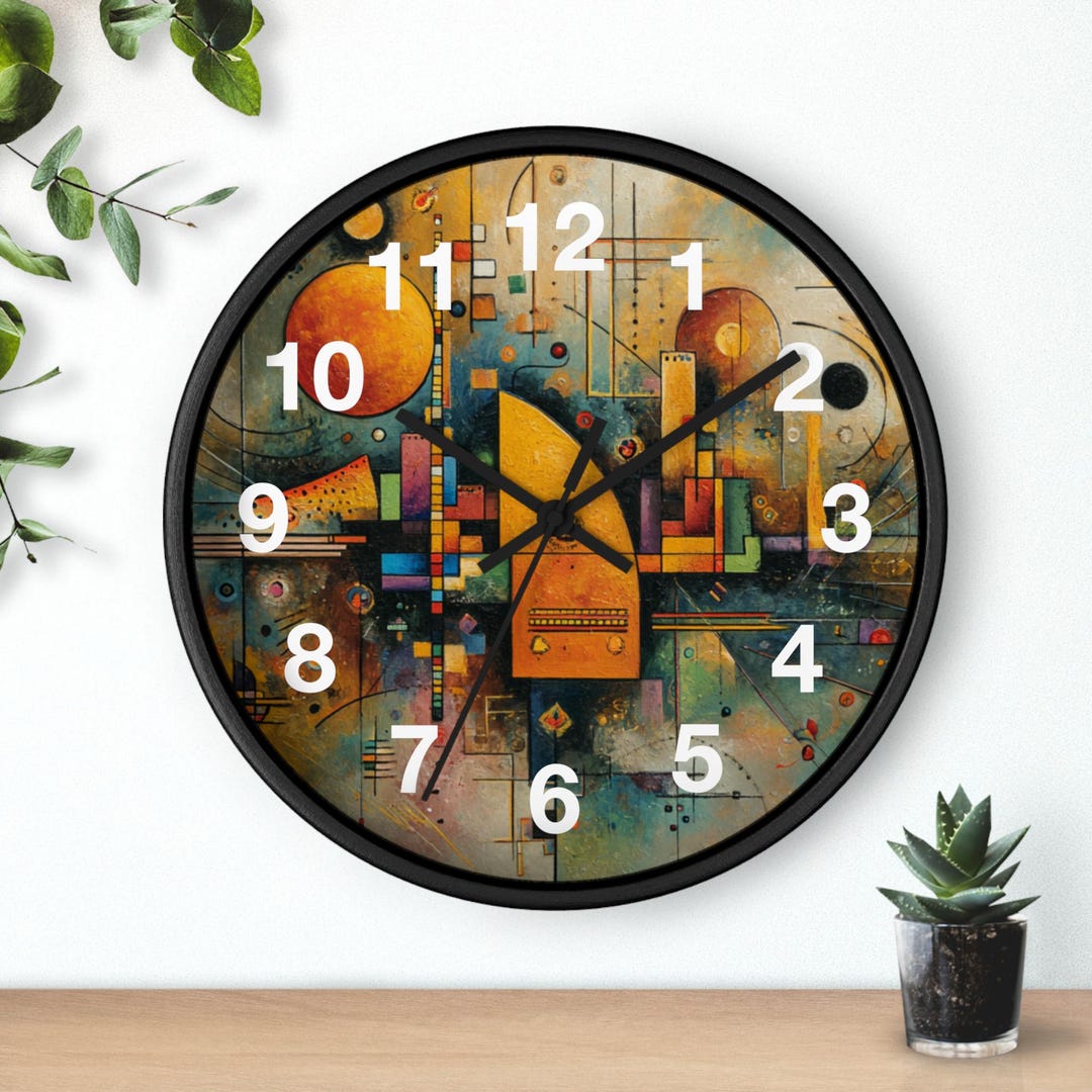 Mystical Balance Wall Clock | Modern Shapes, Mid-century Vibe, Kitchen ...