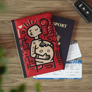 Custodia per passaporto Power in Growth, organizer da viaggio, regalo per future mamme, baby shower, portapassaporto unico, accessorio essenziale da viaggio, must per l'aeroporto