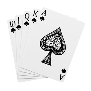 Reflected Sky Flow Playing Cards | Scenic Bicycle Back, Game Night Essential, Christmas Gift, Poker Night Card Deck, Unique Deck of Cards image 3