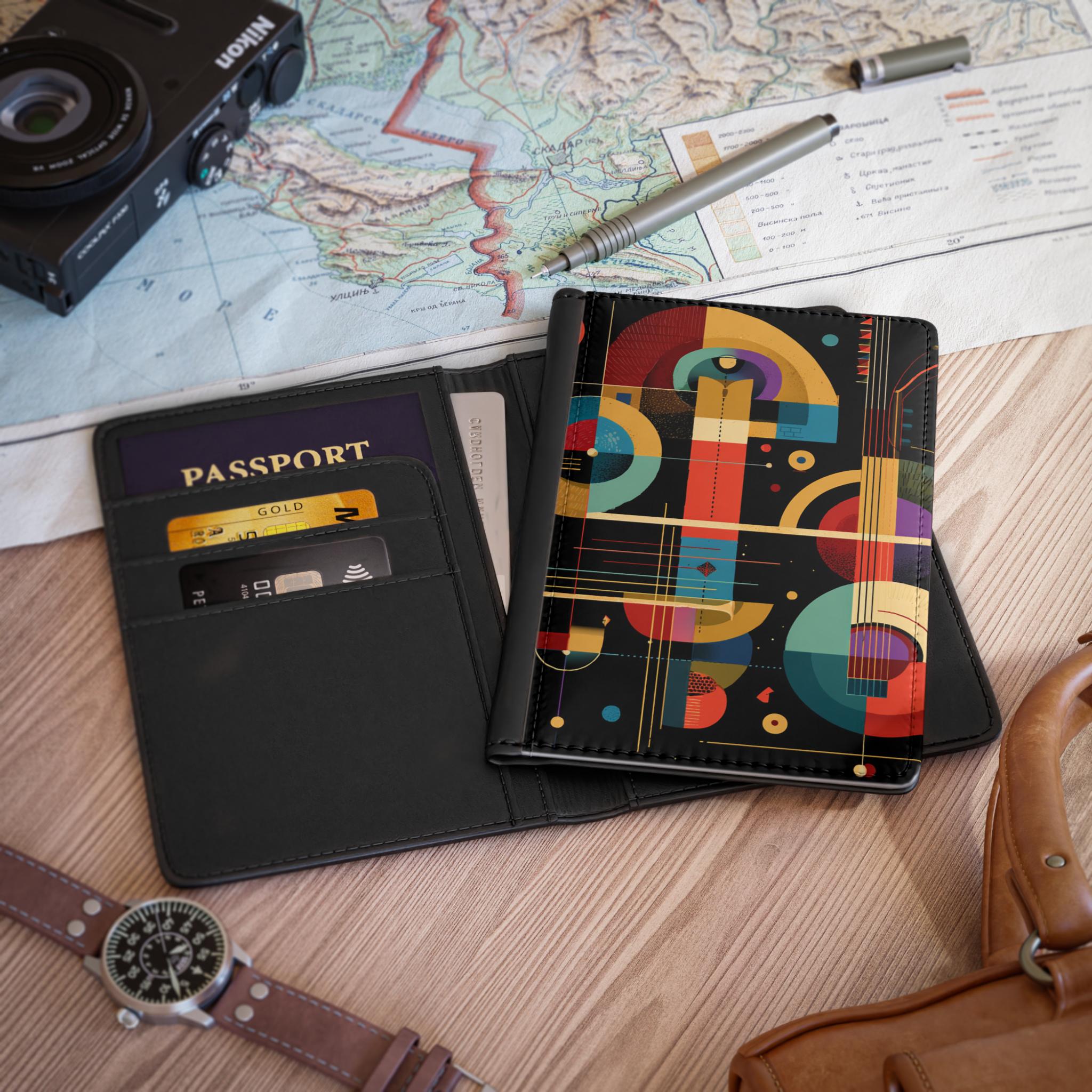 Instrumental Abstraction Passport Cover, Travel Accessory, Gift