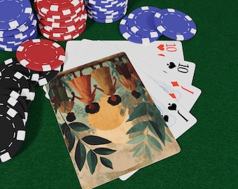 Unity Hand halten Poker Spielkarten, Einzigartiges Kartenspiel Set, Perfektes Geschenk für Poker Liebhaber, Game Night Essentials, Sammelspielkarte