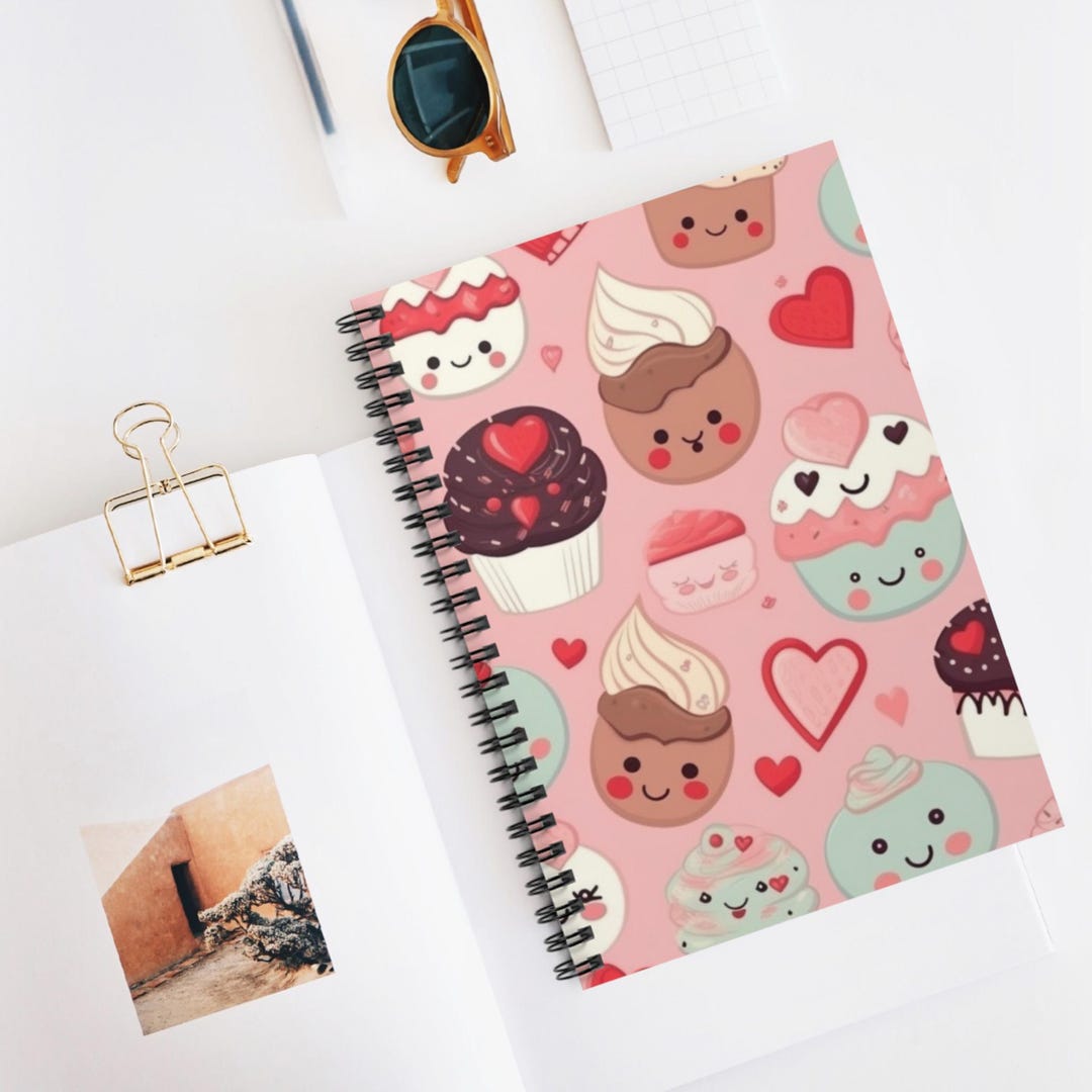 Chibi Love Letters Spiral Notebook | Ruled Artistic Sketchbook, Gift ...
