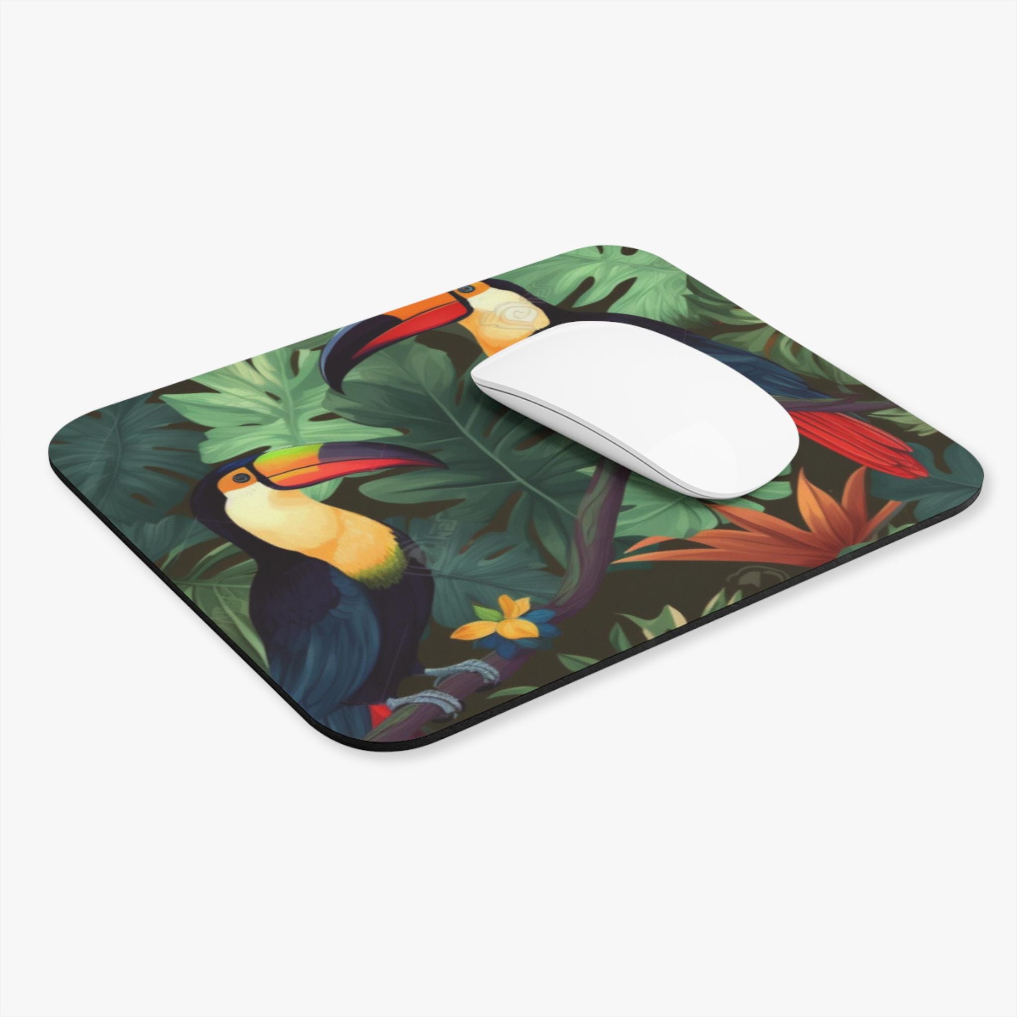 Parrot Paradise Perch Mouse Pad, Art Desk Mat, Office Desk Accessories ...
