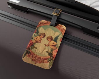 天使のラゲッジタグ – 宗教的な旅行、ユニークなバッグ識別 - Etsy 日本