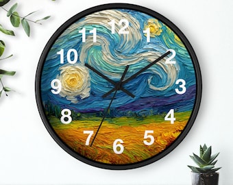 Sunflowers in Motion Wall Clock | Floral Home Decor, Room Art Piece, Kitchen Wall Clock, Household Must Have, Christmas Gift Idea