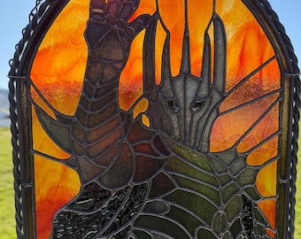 Sauron Stained Glass