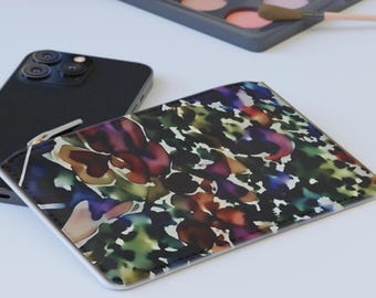 Gypsy Flower Mini Clutch Bag: Vibrant Jewel Toned Accessory for the Eclectic Adventurer | Small Bag | Wallet