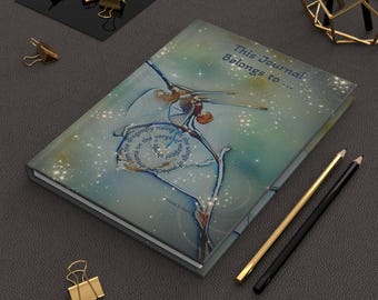 Enchanting Dragonfly Lined Journal: for Creative Nature Lovers (Personalization Option) | Notebook | Diary