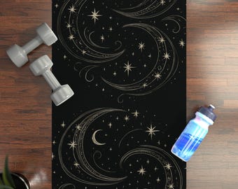 Celestial Moon and Stars Yoga Mat
