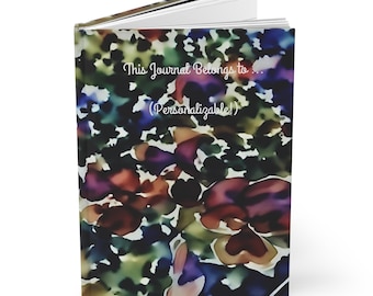 Gypsy Flower Lined Journal: Vibrant Jewel Toned Design for Creative Journaling | Ruled Notebook | Diary