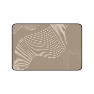 Tapis de bureau élégant pour bureau à domicile, tapis de bureau minimaliste, décoration de bureau moderne, accessoires de bureau pour ordinateur, cadeau pour étudiants