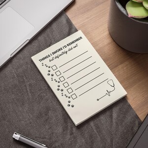 Veterinary Post-it® Notes, Vet Tech To Do List, Things I Swore Id Remember