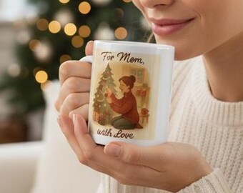 Motherhood Script Mug | Ceramic Coffee Cup 11oz 15oz, Thank you Mom, Gift for her