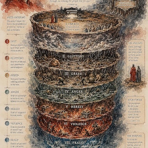 Nine Circles of Hell - Etsy
