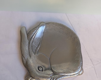Silver Arthur Court Rabbit Tray