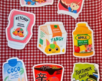 ACNH Food Stickers
