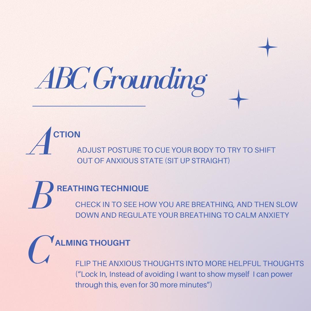ABC Grounding Technique - Etsy