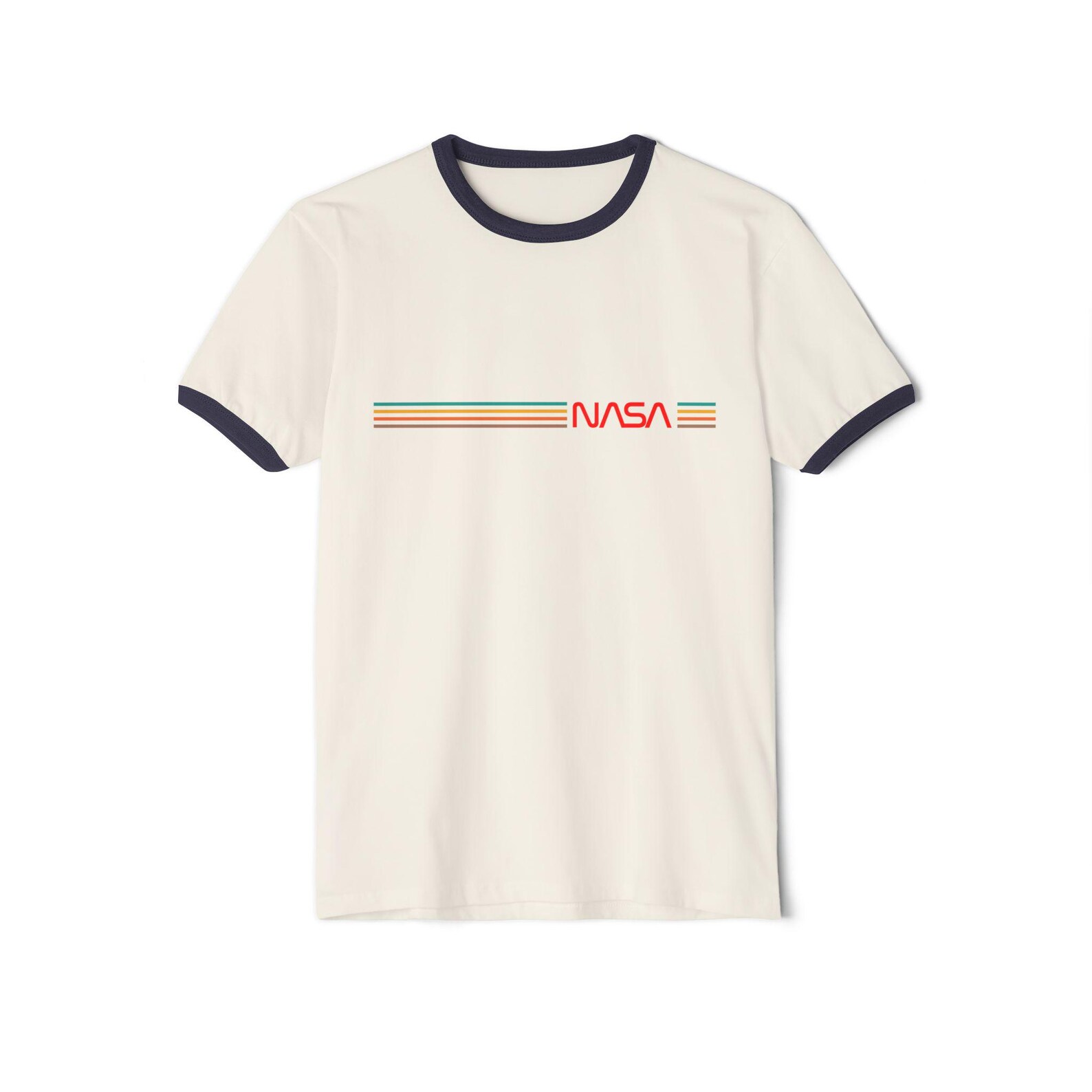 Nasa Ringer NASA Retro Ringer T-shirt, Unisex Cotton, Spacewear - Etsy