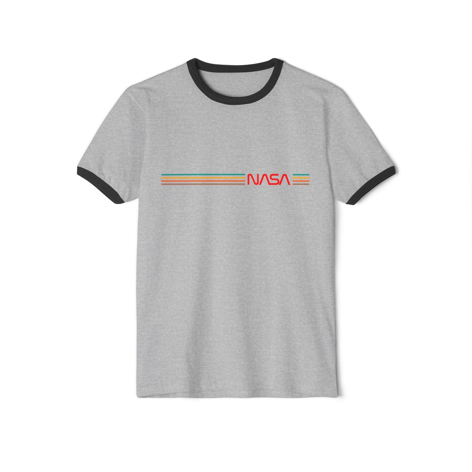 Nasa Ringer NASA Retro Ringer T-shirt, Unisex Cotton, Spacewear - Etsy