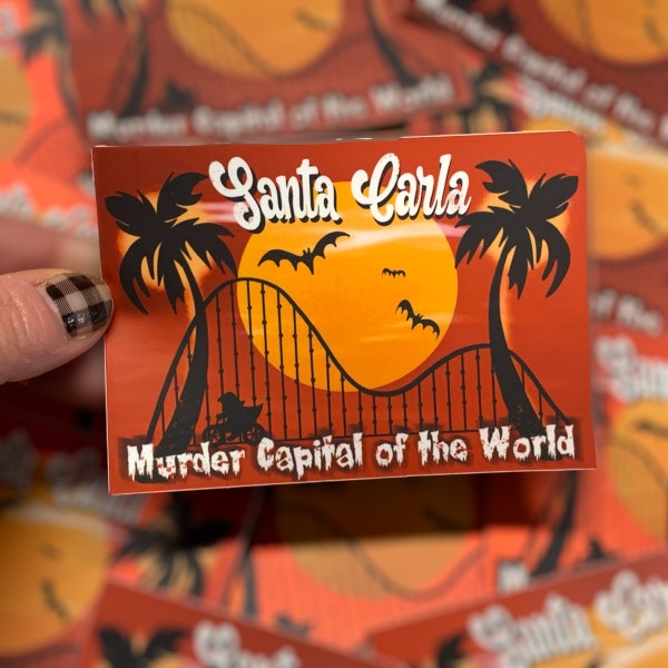 Santa Carla Lost Boys Holographic Sticker