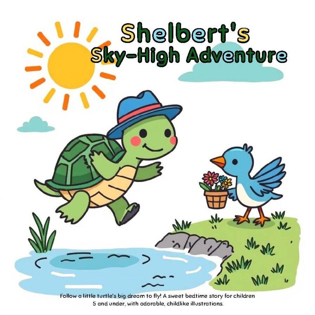 Shelbert Tiny Turtle Bedtime Story Ebook: Shelbert's Sky-high Adventure (digital ...