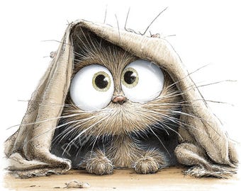 20 nyckfulla katter clipart, rolig kattgrafik, udda kattkonst, utskrivbar akvarell, högkvalitativa JPG-bilder, papperspyssel, skräpjournal