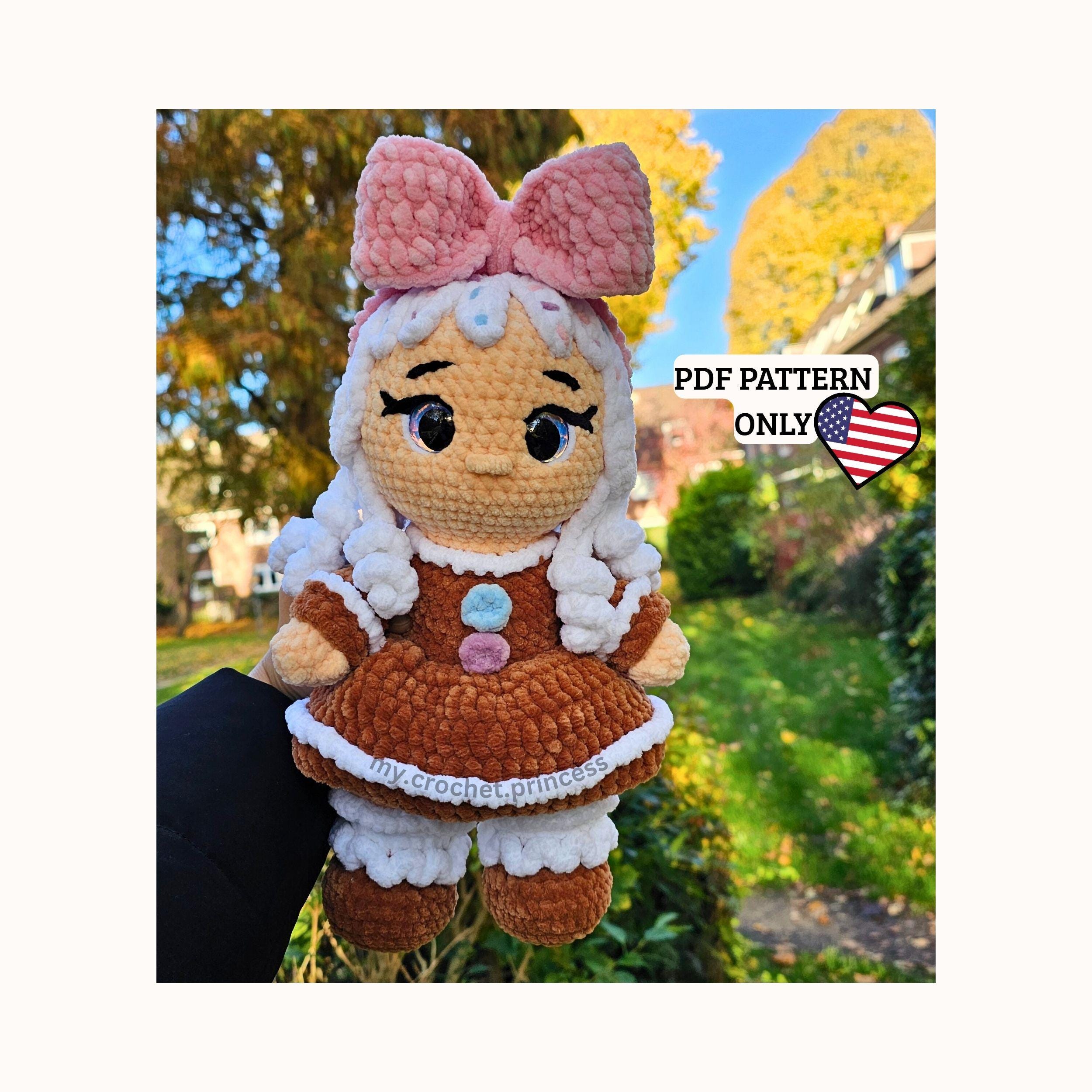 crochet gingerbread dress Measure Guide Custom Made-Pgmdress Class|Dress Gingerbread baby outfit 8 (5mm) crochet hook Size:UK 6 - XS