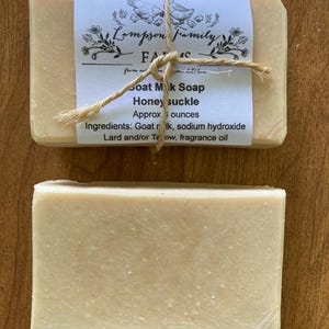Honeysuckle Goat Milk Soap
