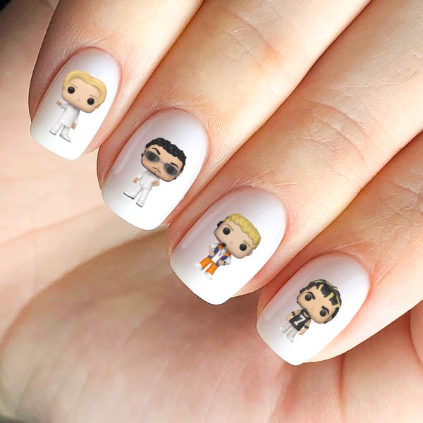 Backstreet Boys and NSync Nail Decals Stickers Waterslide Boyband BSB More!