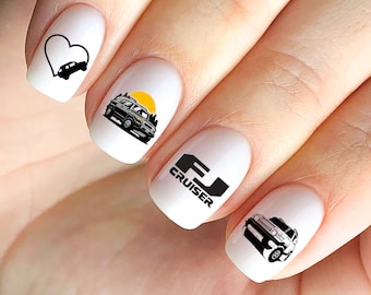 FJ Cruiser Nail Decals Stickers Waterslide Toyota Trail Teams More!