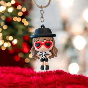 Taylor Swift Inspired Keychain Silicone 