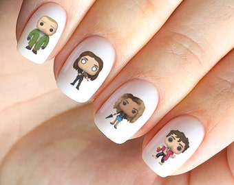Umbrella Academy Nail Decals Stickers Waterslide Luther Allison Vanya Klaus Diego Five Pogo More