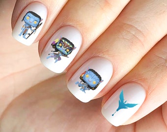 Avatar Nail Decals Stickers Waterslide Way of Water More!