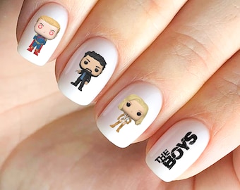 The Boys Nail Decals Stickers Waterslide Homelander Starlight & More!