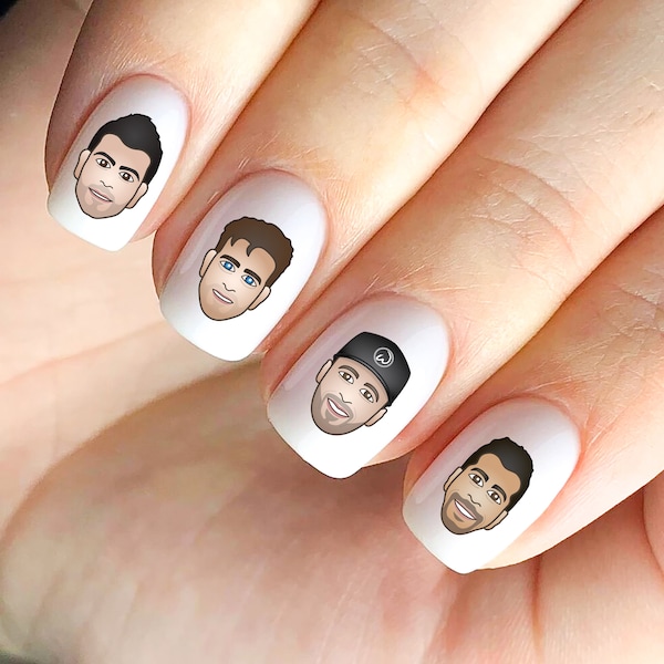 NKOTB New Kids On The Block Nail Decals Stickers Waterslide Faces Boyband Blockhead Step by Step More!