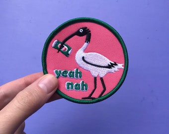 Yeah nah, ibis VB iron on patch