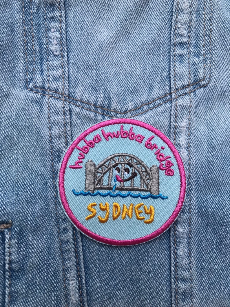 Sydney hubba hubba bridge. Iron on patch image 2