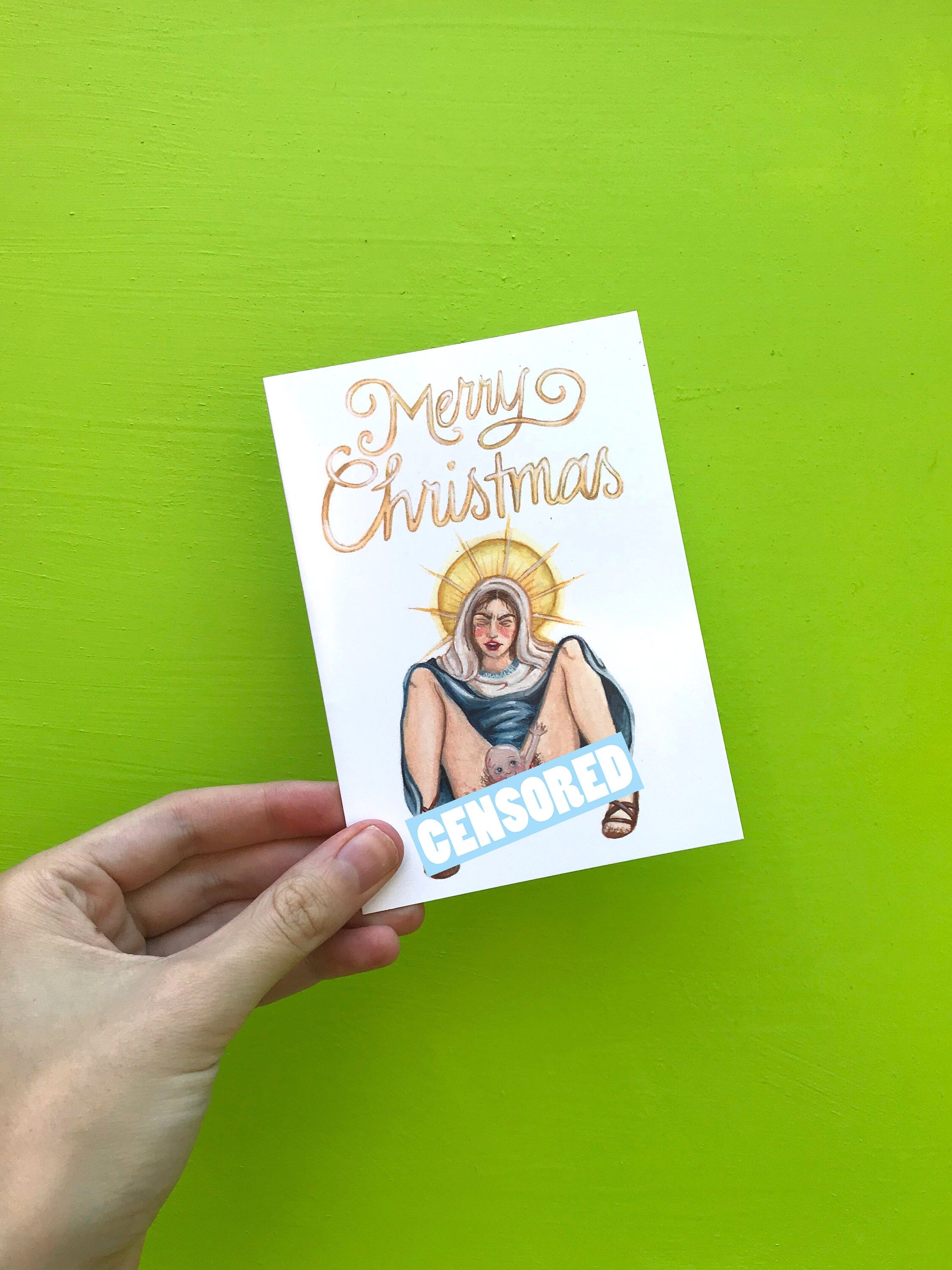 Inappropriate Funny Christmas Card